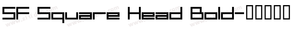 SF Square Head Bold字体转换